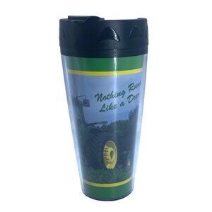 ThermoServ John Deere Tractor Nothing Runs Like A Deer Tumbler Travel Cup 7.5"